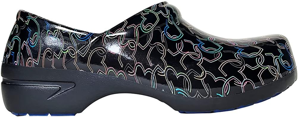 

Сабо для медсестер Anywear SR Angel - Нескользящая рабочая обувь для женщин и мужчин - Противоскользящие комфортные туфли для медсестер, Links of Love