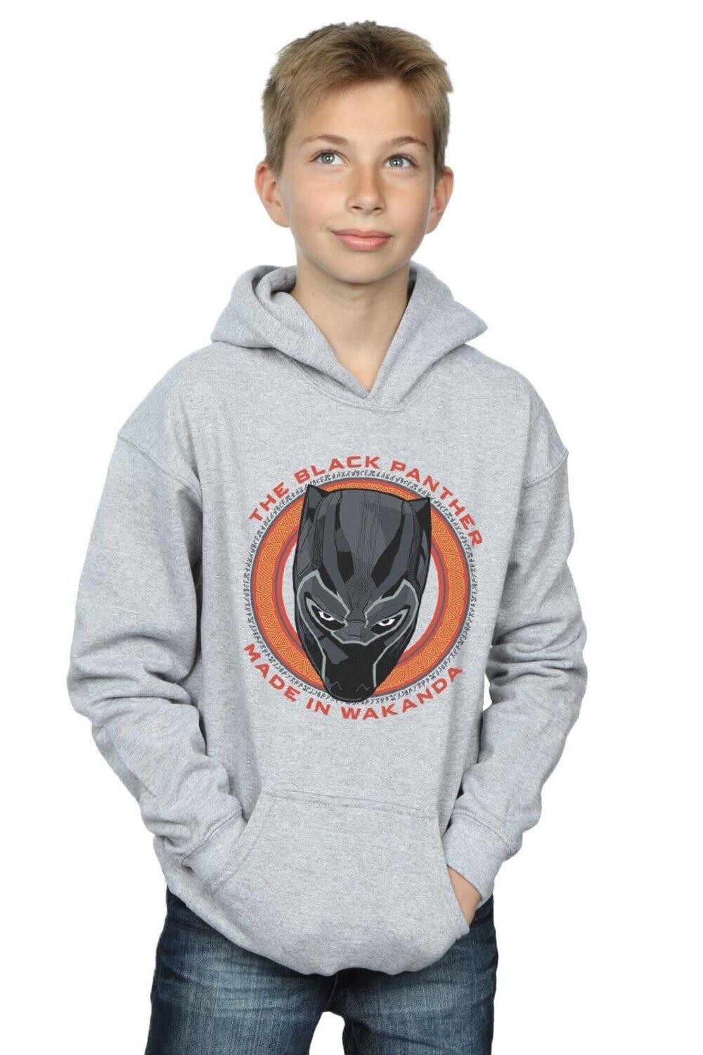 

Красная толстовка с капюшоном Black Panther Made in Wakanda Marvel, темно-синий, Красный, Красная толстовка с капюшоном Black Panther Made in Wakanda Marvel, темно-синий