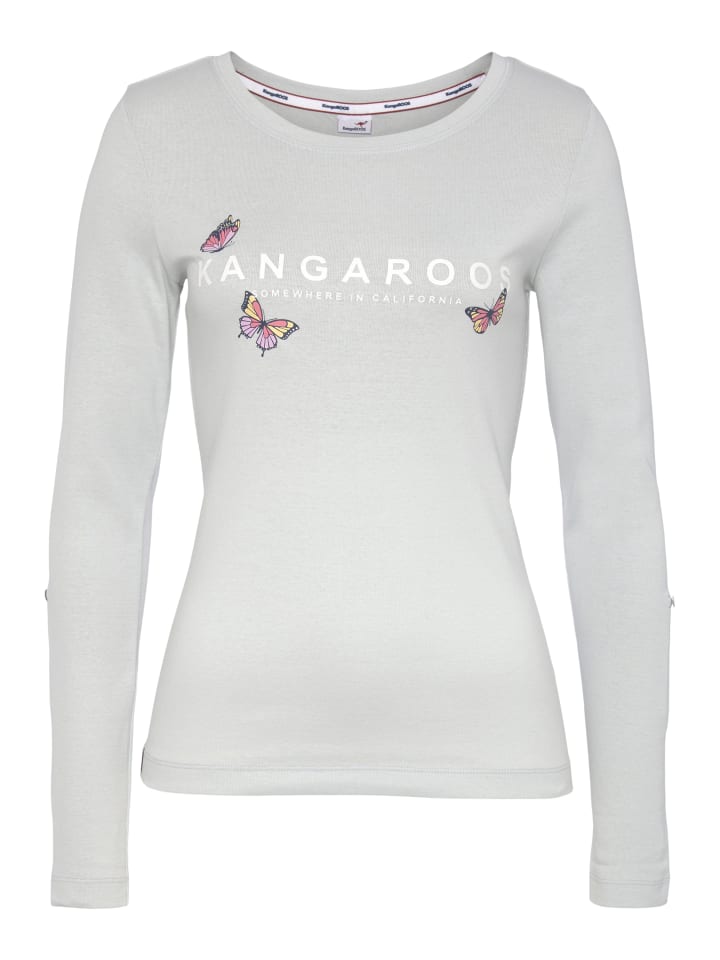 

Рубашка с длинным рукавом Kangaroos, светло-синий