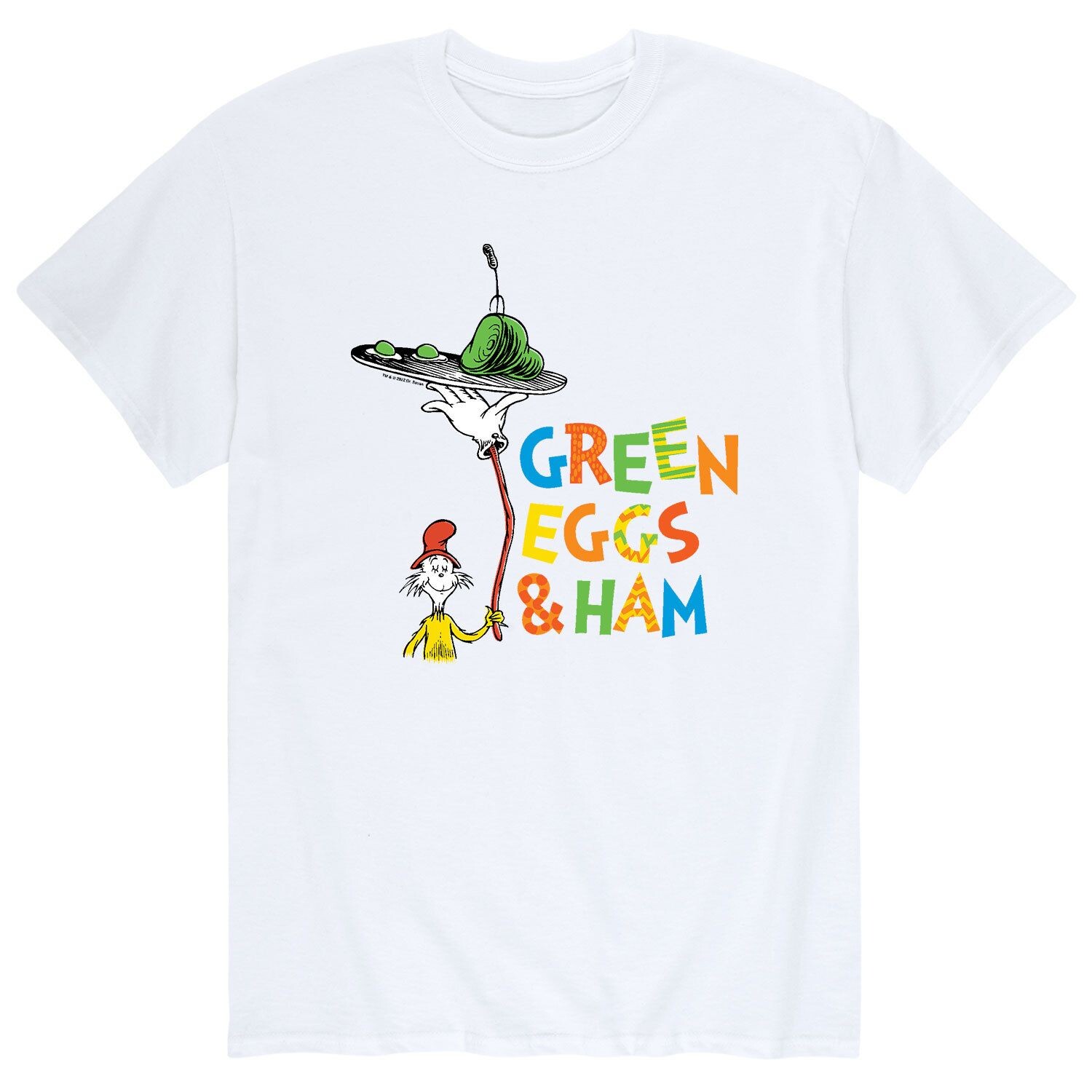 

Мужская футболка Dr. Seuss Green Eggs & Ham Licensed Character