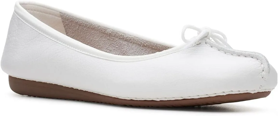 Балетки Clarks Freckle Ice, белый — фото 2