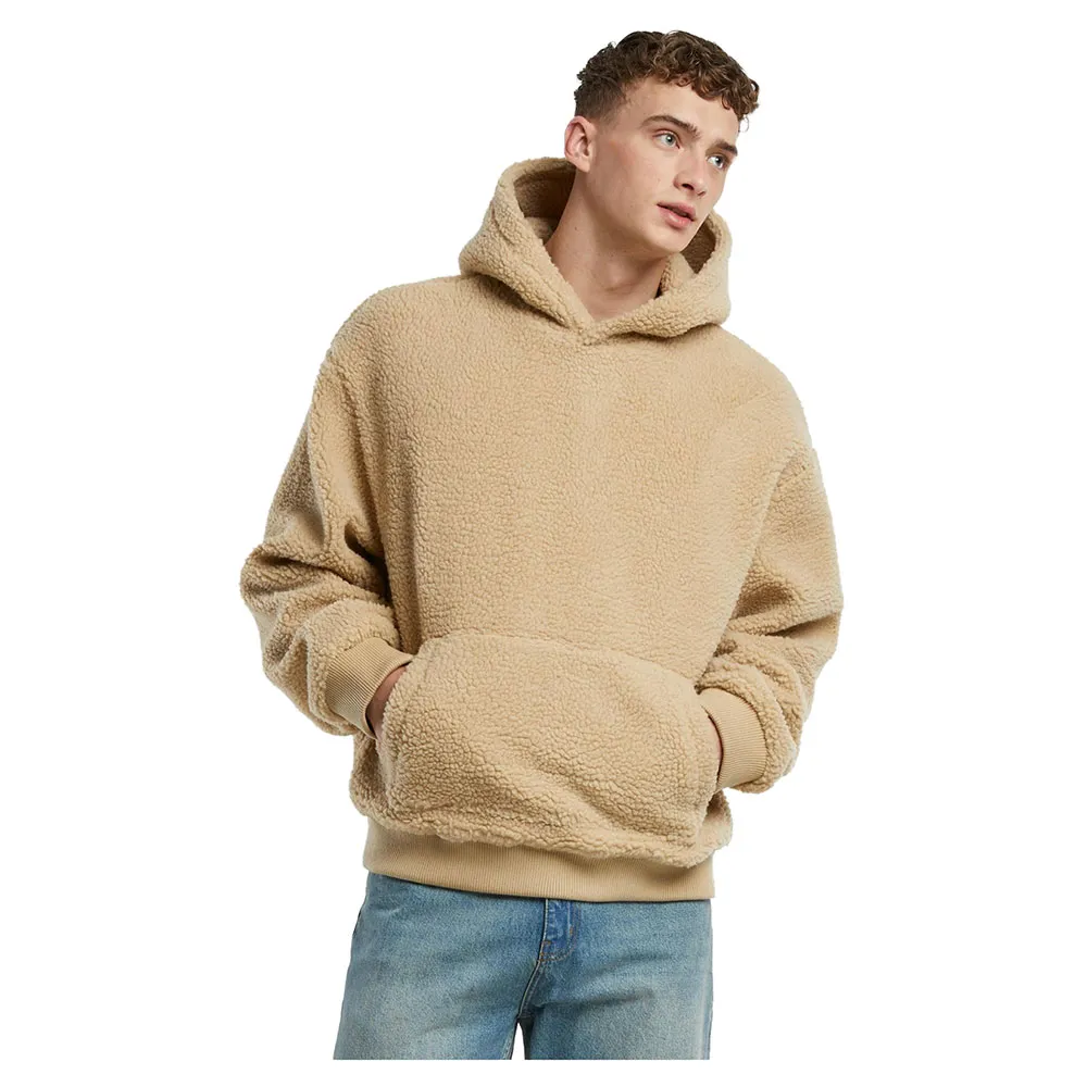 

Худи Urban Classics Oversized Teddy, бежевый