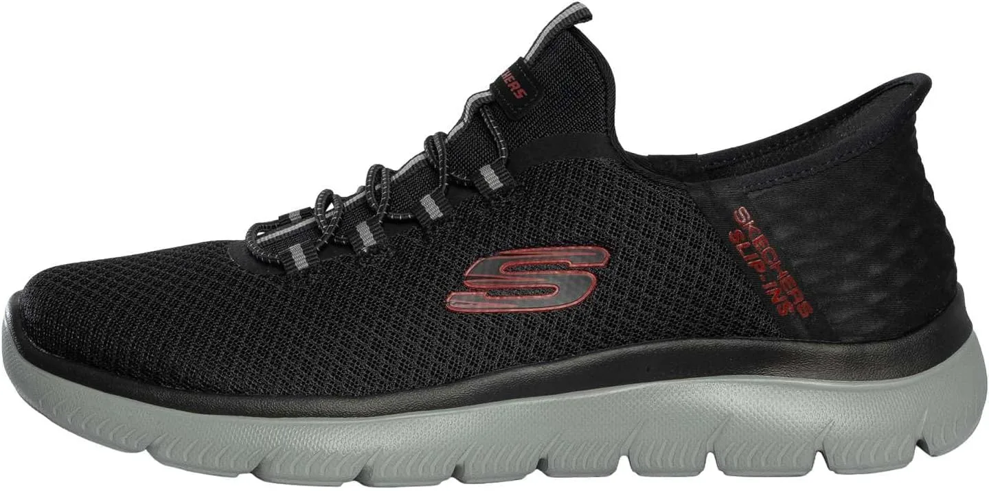 Кроссовки Skechers Women's Summits 6404199000, черный/красный — фото 2