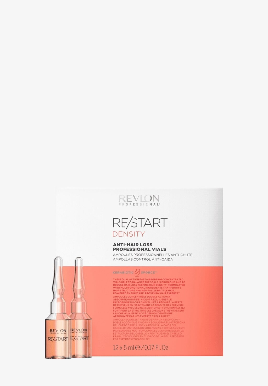 

Уход за волосами Restart Density Профессиональные Флаконы Против Выпадения Волос Revlon Professional