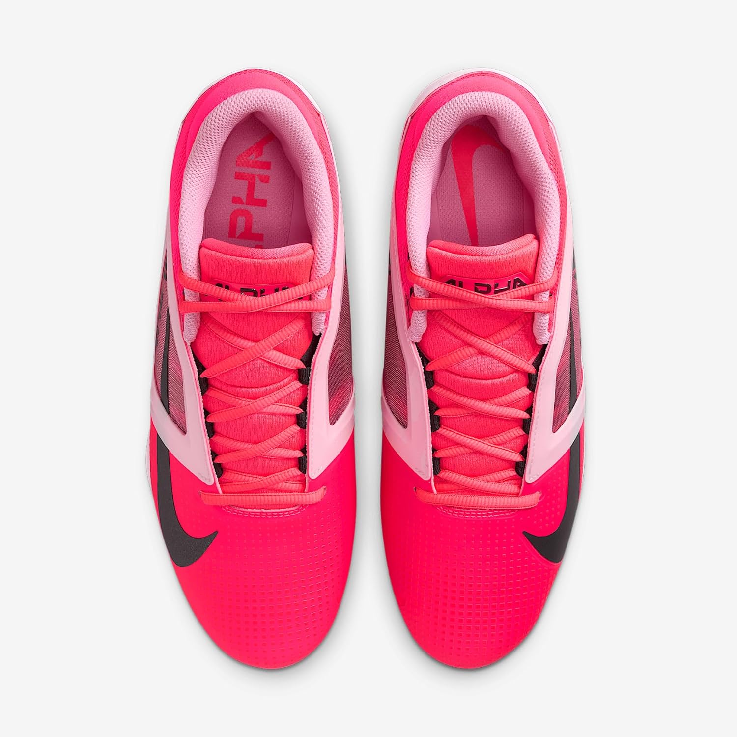 Футбольные бутсы Nike Alpha Menace 4 Elite (FD7036-600, университетский красный/командный красный/черный/белый), Racer Pink/Pink Foam/Dark Smoke Grey/Dark Grey — фото 4