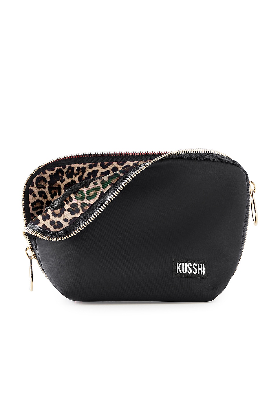 

Повседневная сумка Kusshi, black & leopard nylon