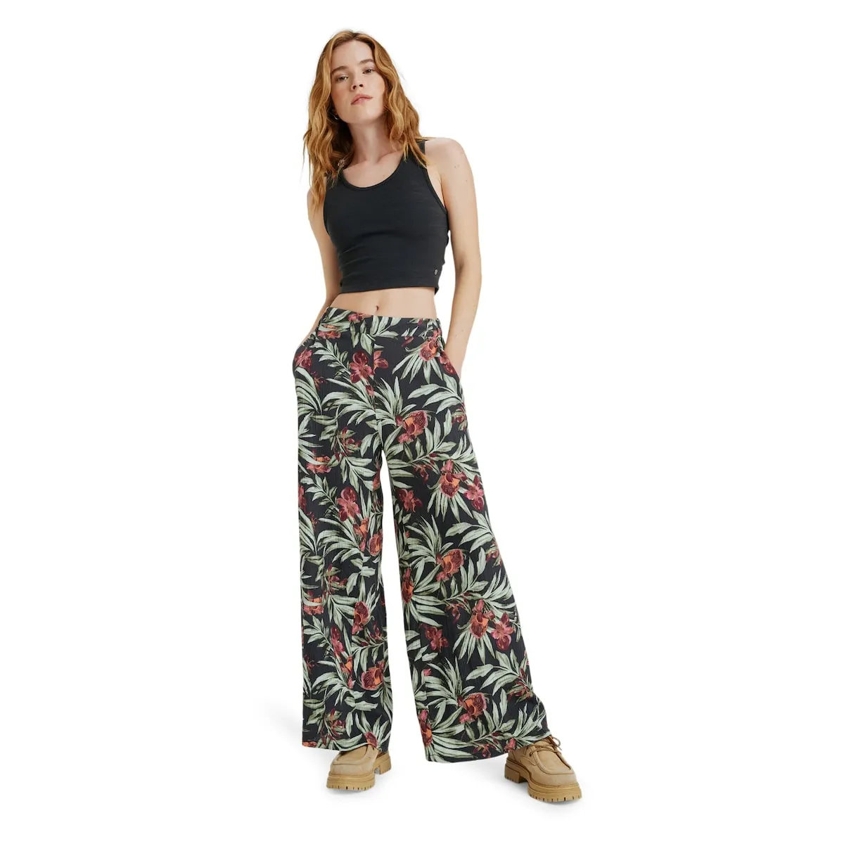 

Женские брюки Midnight Avenue Crinkle Roxy, черный
