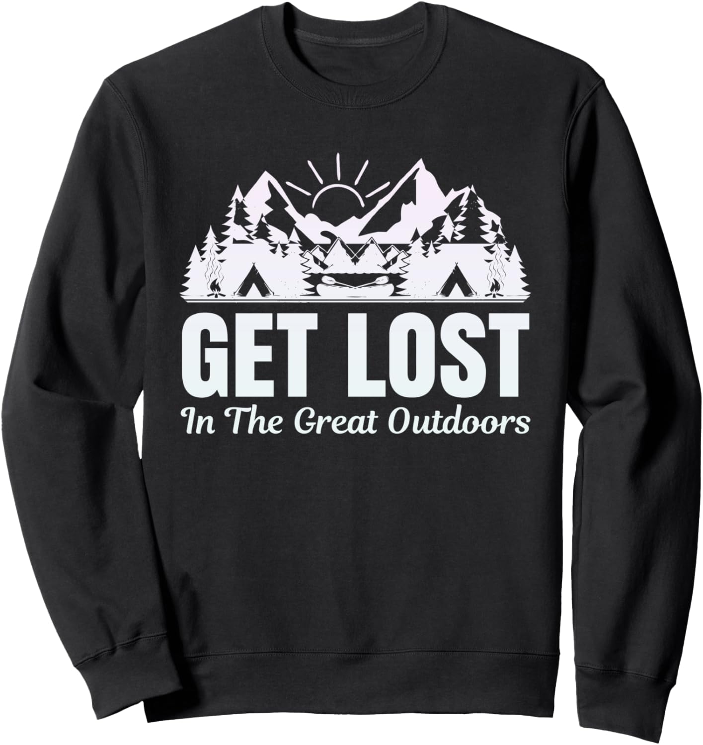 

Толстовка Hiking, Mountain Lines, Alpine Motifs, Hiking., черный