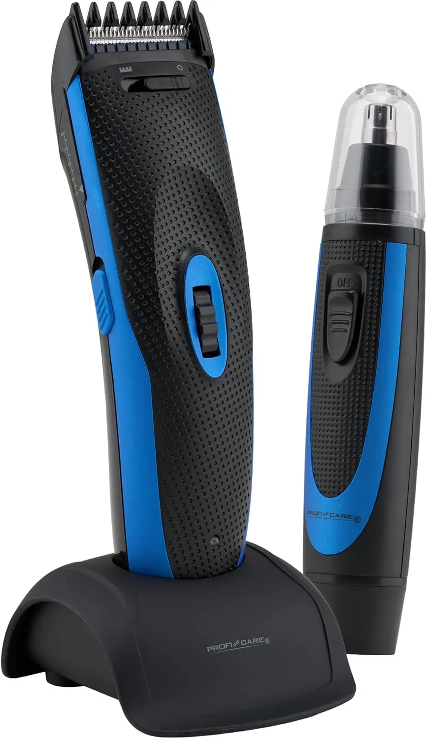 Набор триммеров ProfiCare PC HSMR 3052 NE с насадкой для носа Profi Care, Black-Blue