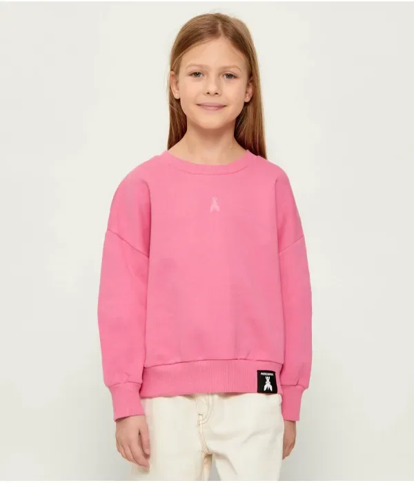 Толстовка loose fit Patrizia Pepe, розовый