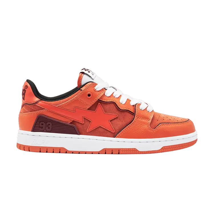 Кроссовки BAPE Wmns Sk8 Sta #2 L, Orange