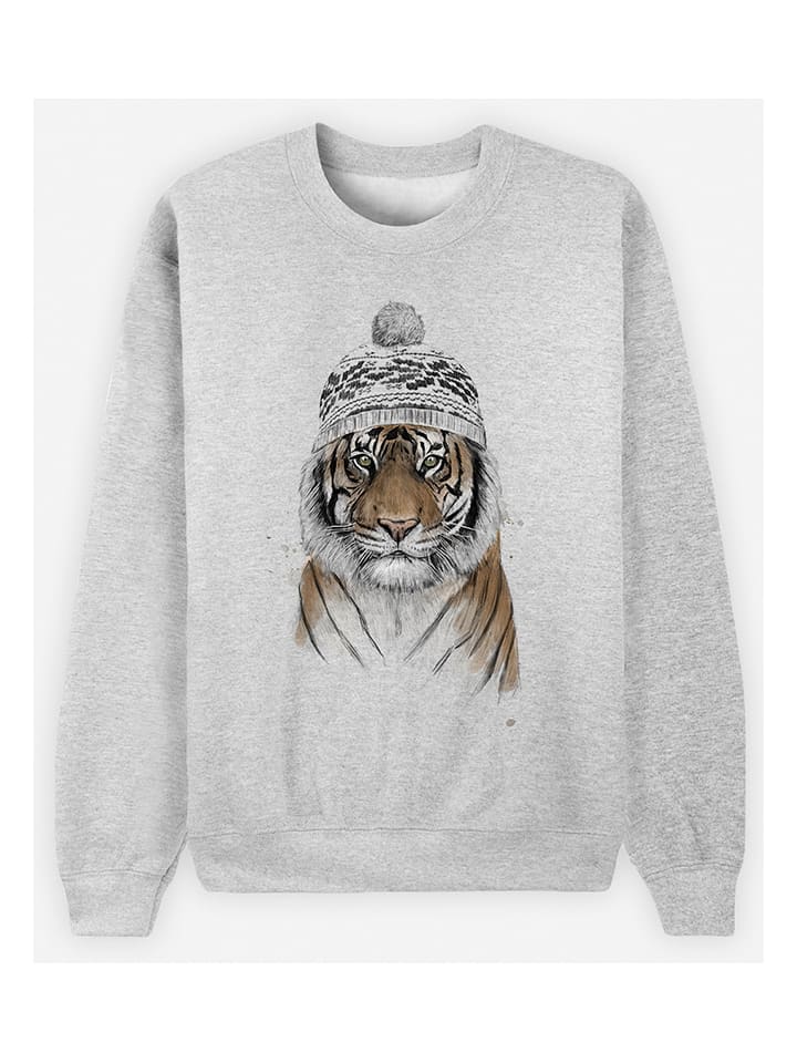 

Толстовка WOOOP Sweatshirt Siberian Tiger, серый