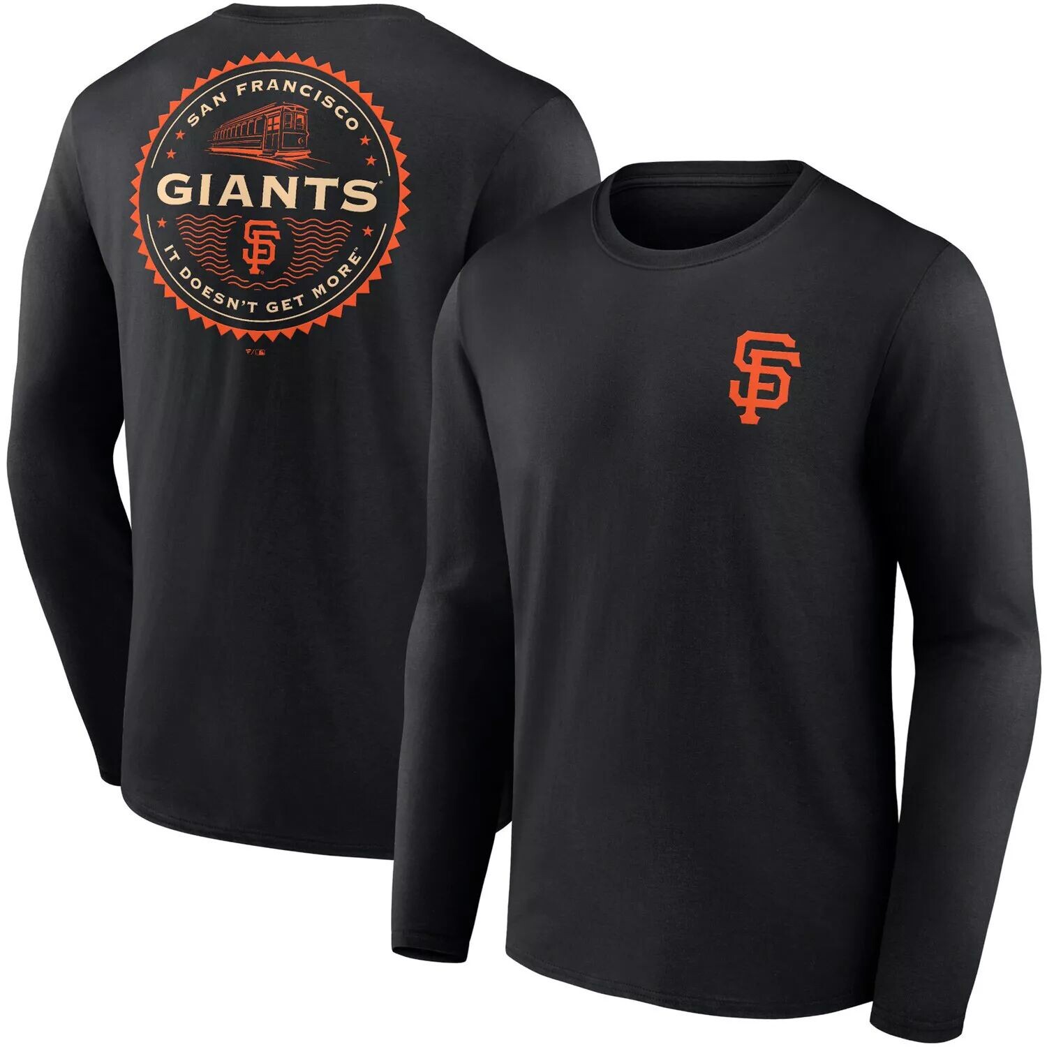 

Мужская черная фирменная футболка с длинными рукавами San Francisco Giants It Doesn Get More Hometown Collection Fanatics, Черный, Мужская черная фирменная футболка с длинными рукавами San Francisco Giants It Doesn Get More Hometown Collection Fanatics