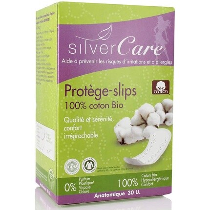 

Ежедневные прокладки из органического хлопка, 30 шт. в упаковке Silvercare