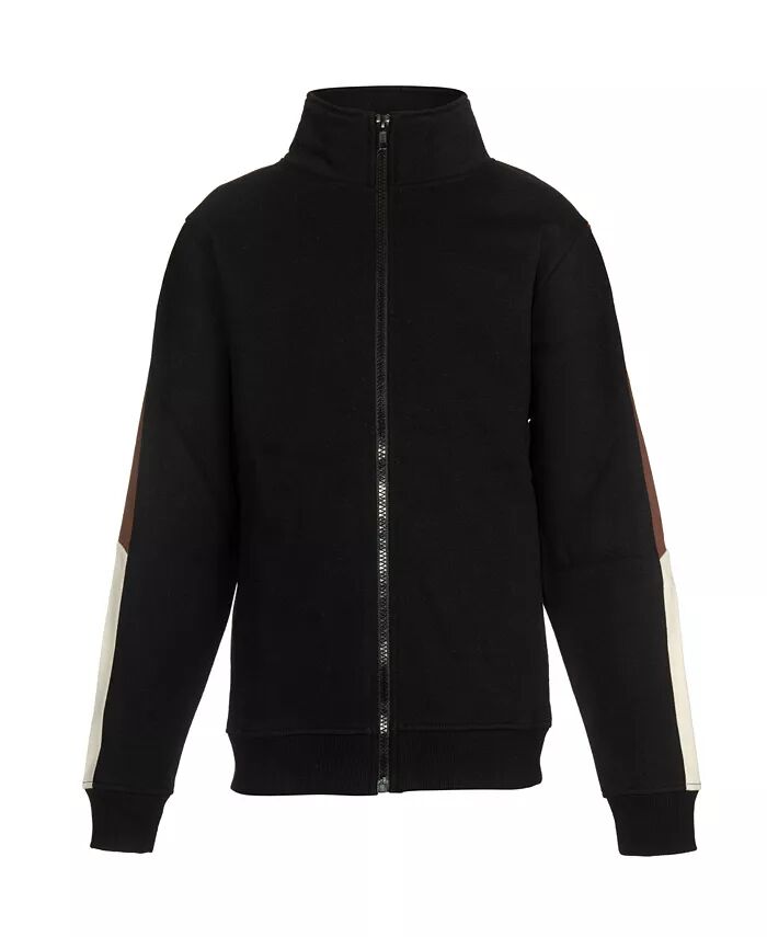 

Куртка спортивная флисовая на молнии для больших мальчиков Rogan Univibe, черный