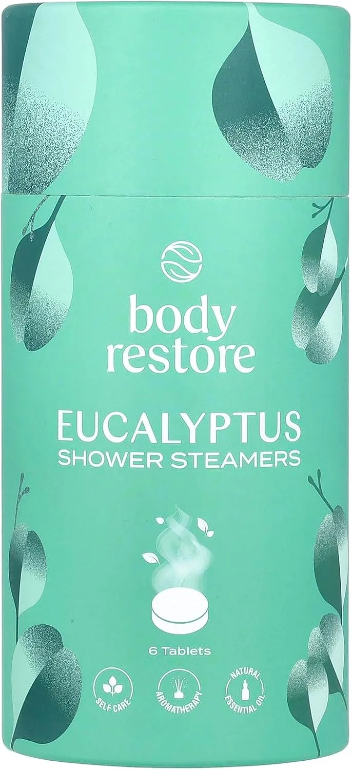 Набор из 6 бомбочек для душа Body Restore Eucalyptus & Mint Body Restore