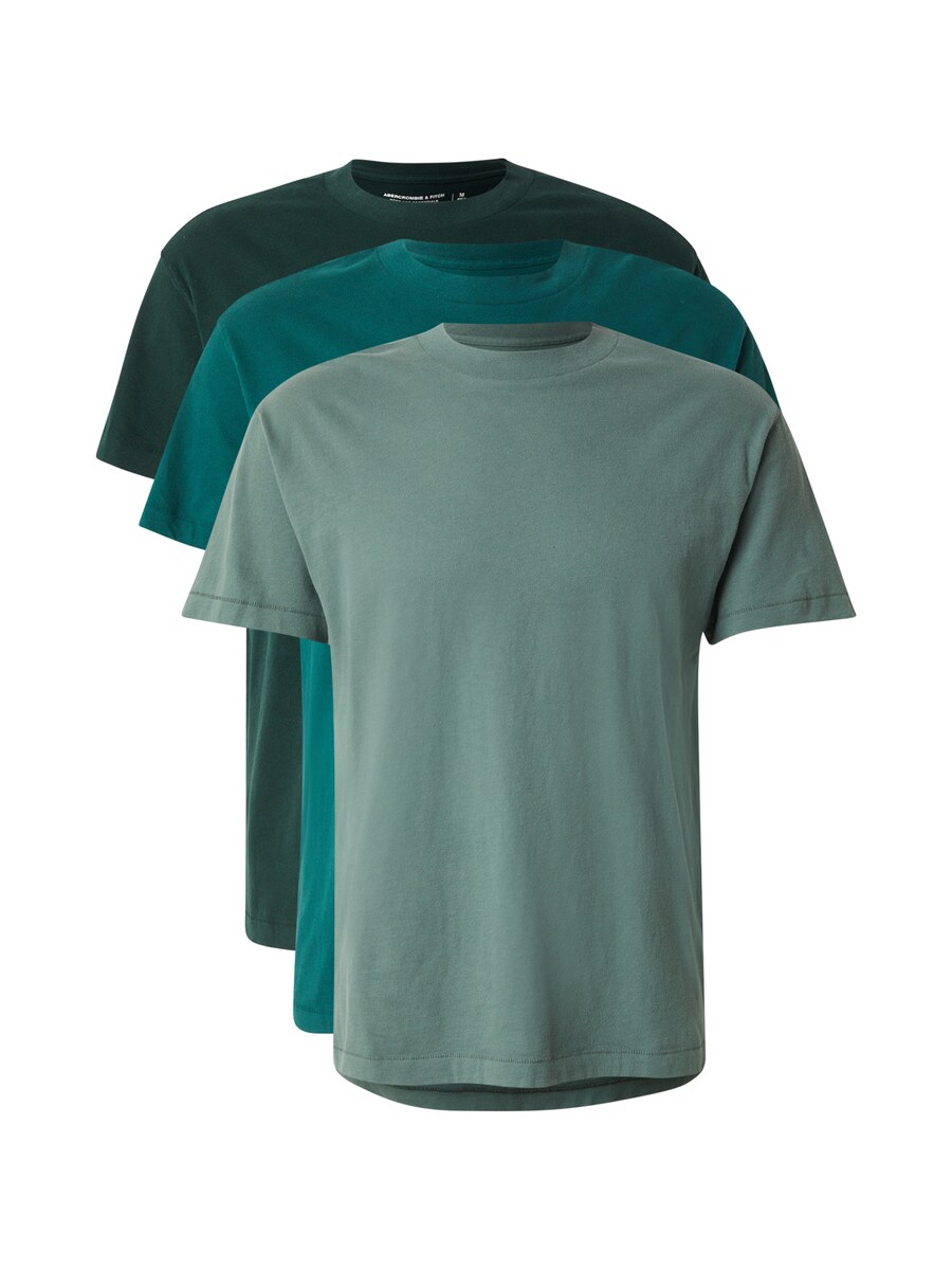 

Рубашка Abercrombie & Fitch ESSENTIAL, цвет Green/Light green/Dark green
