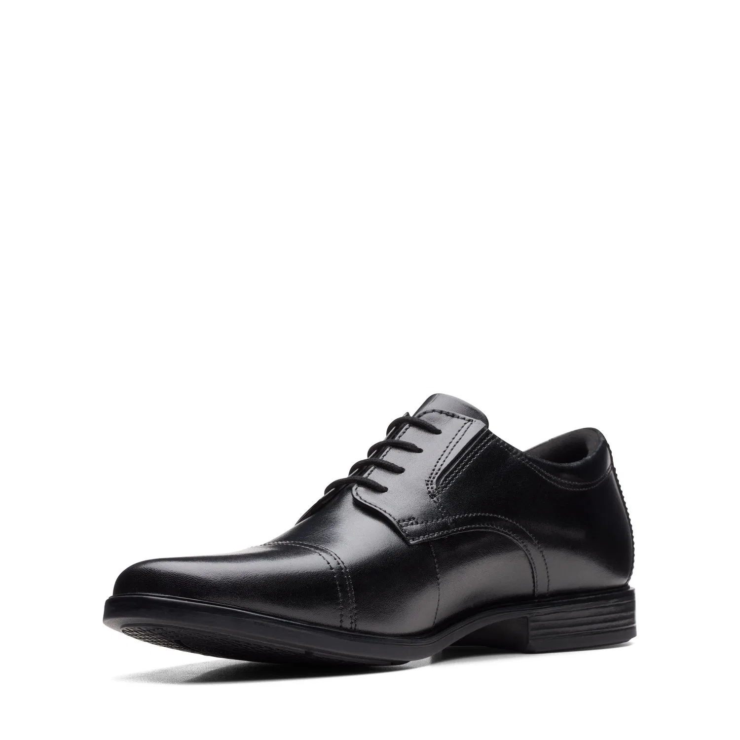 Дерби Howard Cap из черной кожи, Clarks, черный — фото 4