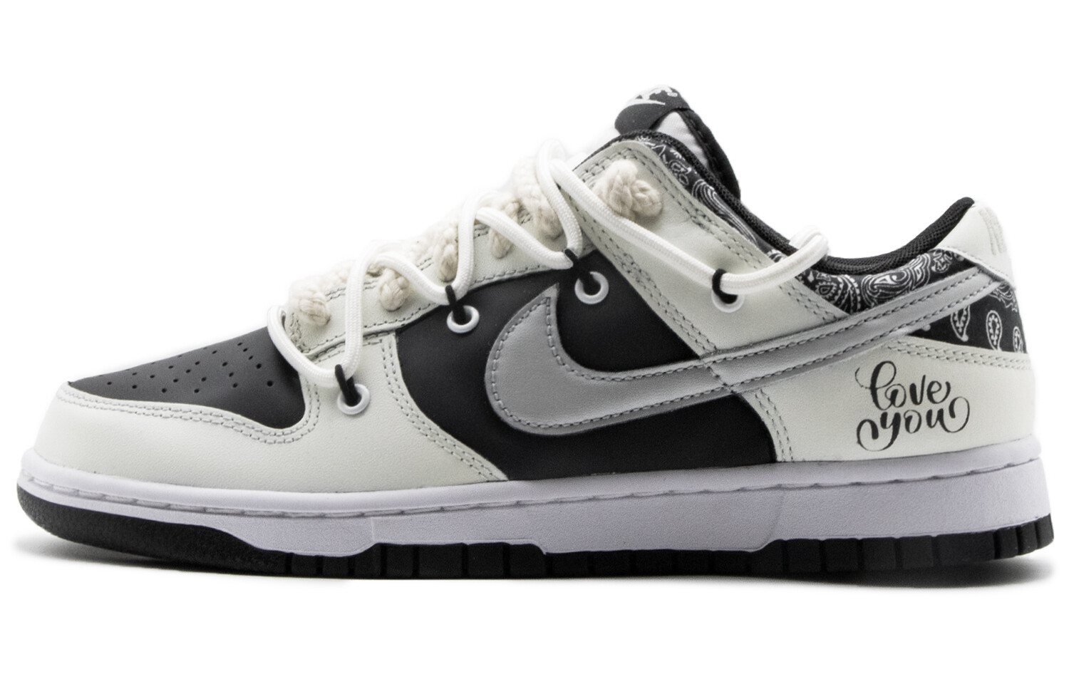 

Кроссовки Nike Dunk Skateboard Shoes Men Low-Top Black White
