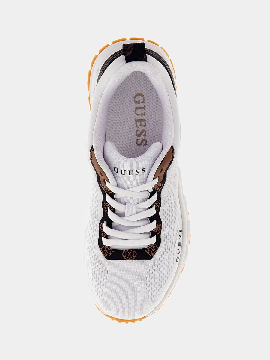 Кроссовки GUESS Runit, белый — фото 4