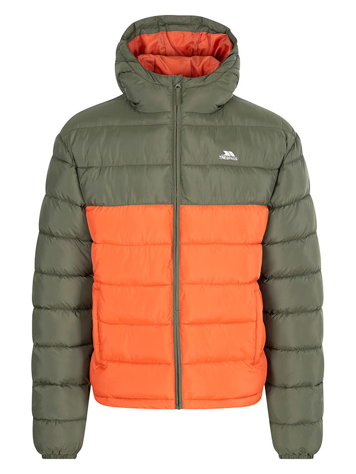 

Trespass Стеганая куртка «Оскар» оранжево-хаки цвета