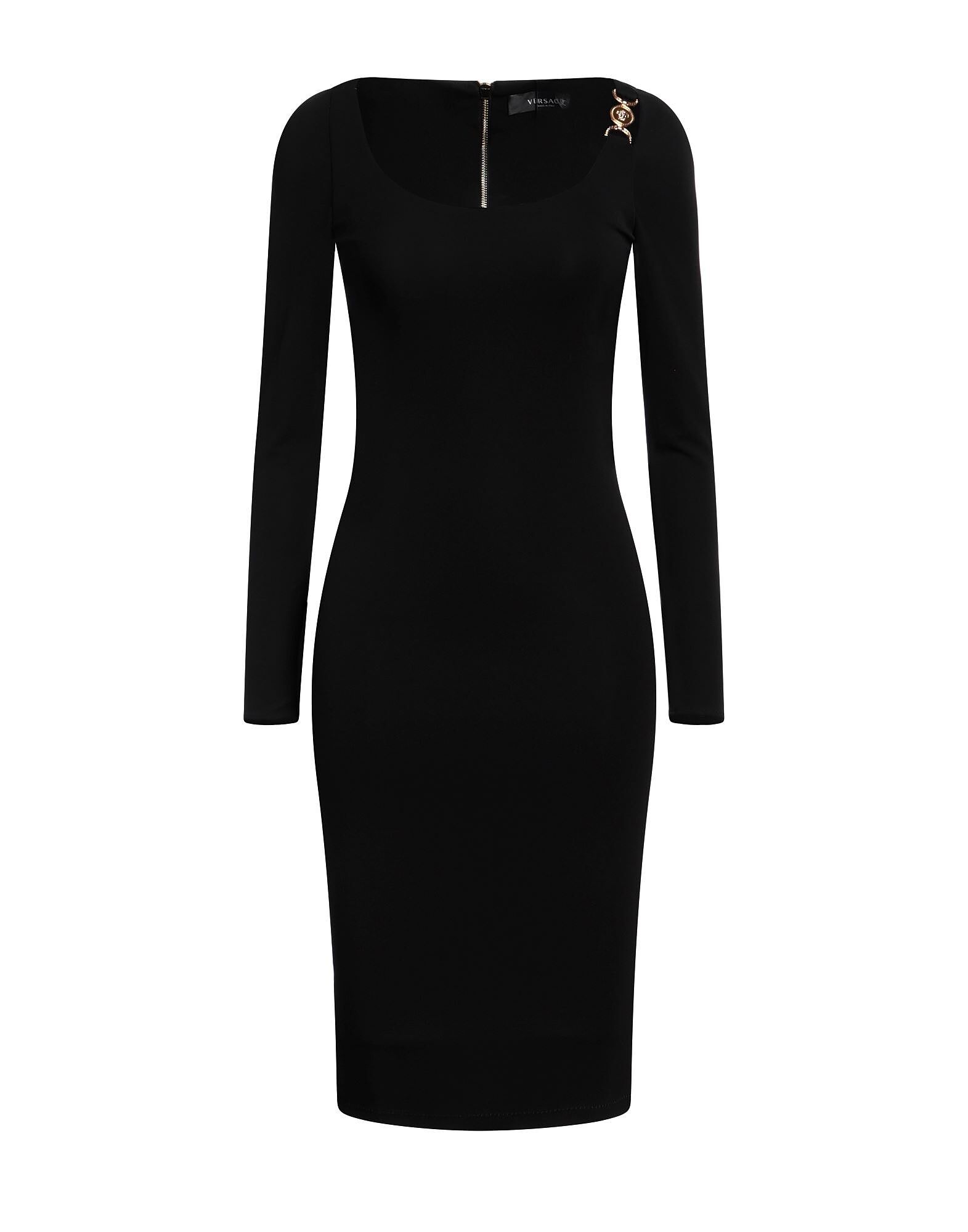 

Платье миди Versace, черный