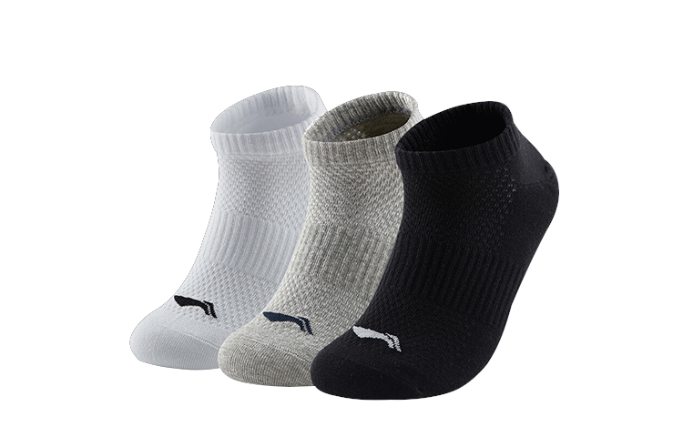 

Мужские баскетбольные носки LINING, черный/белый/серый