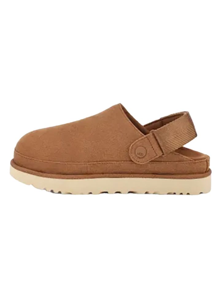 Сабо UGG Leder-Hausschuhe Goldenstar, светло-коричневый — фото 3