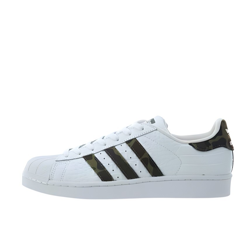 

Кроссовки adidas originals Superstar Skateboarding Shoes Men Low-top Black/White, черный/белый