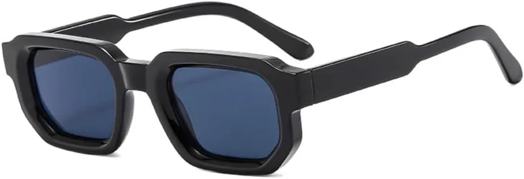 

Солнцезащитные очки с защитой UV400 | Панк, синий чай, маленькая оправа | для женщин и мужчин, для занятий спортом на открытом воздухе и вождения LXLHWN, Black Gray