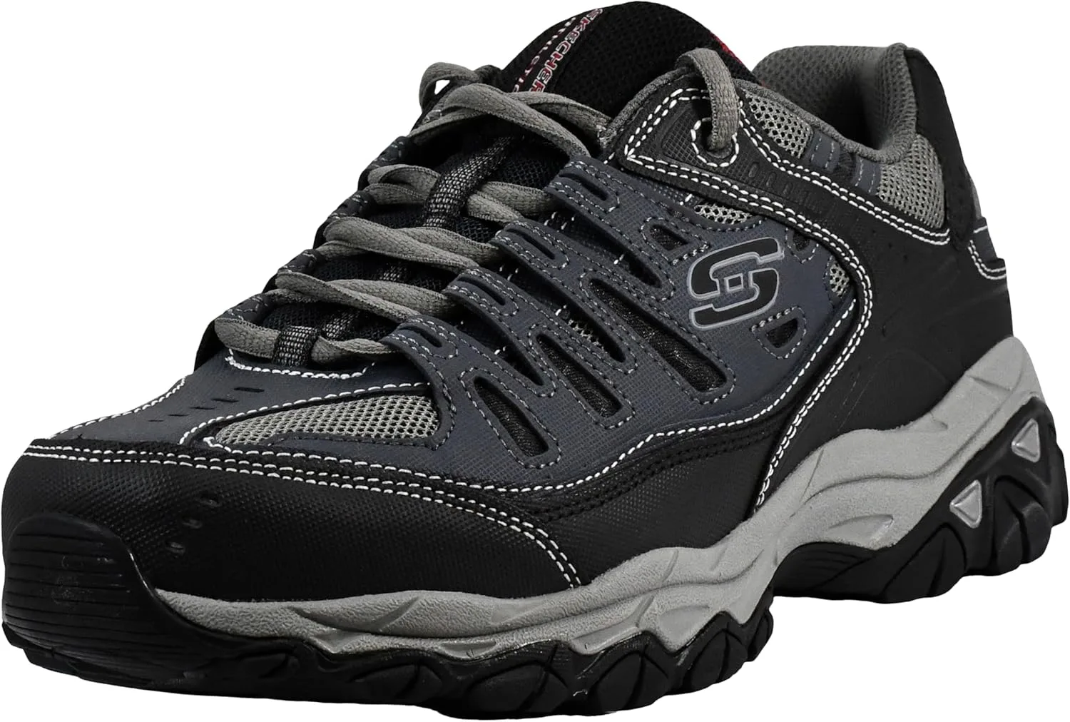 Мужские кроссовки Skechers Sport Afterburn Memory Foam Lace, темно-синий