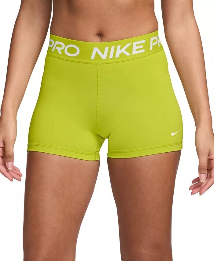 

Профессиональные женские шорты шириной 3 дюйма Nike, зеленый