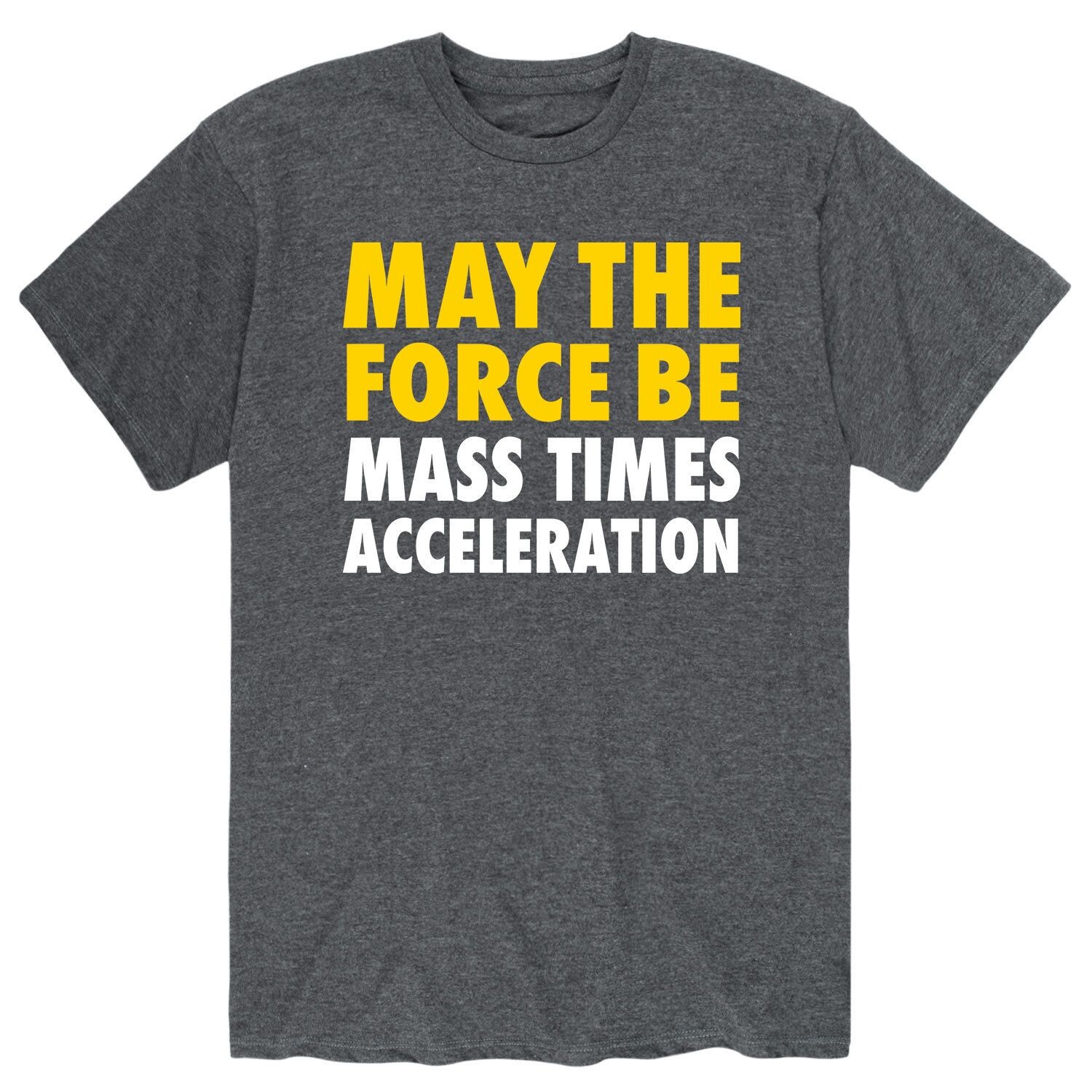 

Мужская футболка May The Force Mass X Acc Licensed Character