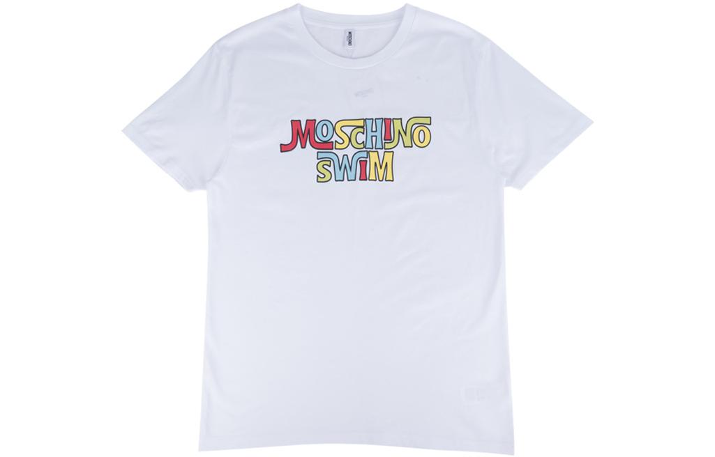 

MOSCHINO Футболка мужская белые
