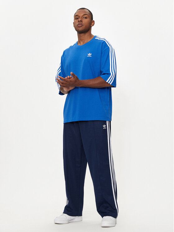 Спортивные брюки baggy fit adicolor Firebird IZ2466 Adidas, синий — фото 2
