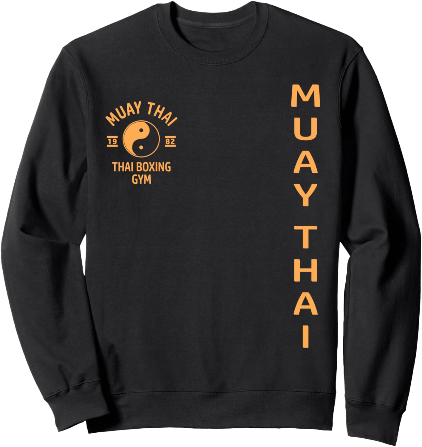 

Футболка с надписью «Тайский бокс Муай Тай Тай Тайбокушингумуэтай» Muay Thai Clothing Gift Shirts & Apparel Co., Ltd., черный