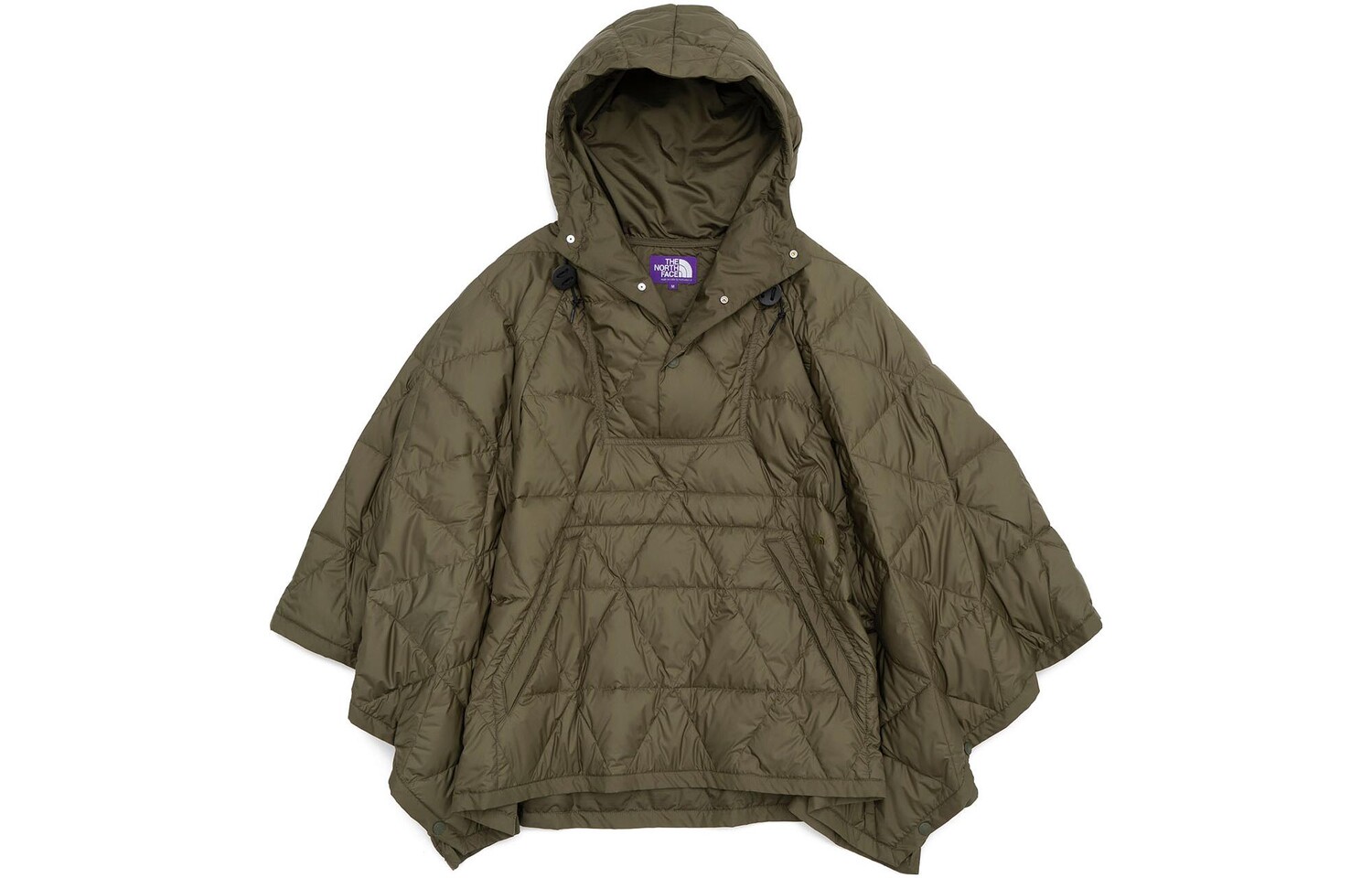 

Пуховик унисекс зеленый The North Face Purple Label