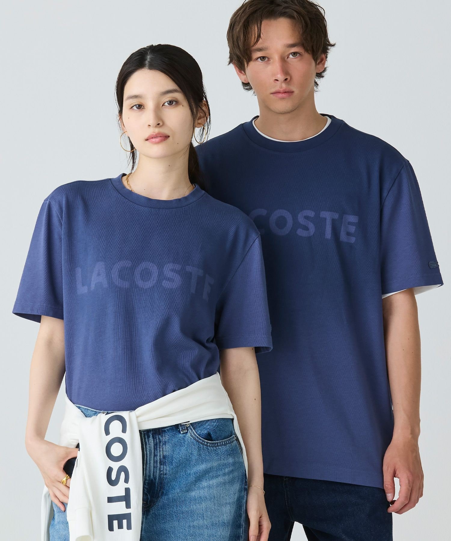 Футболка Lacoste с градиентным логотипом, Темно-синяя