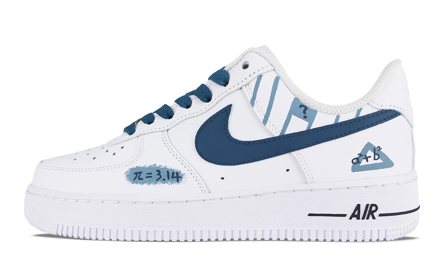 

Кроссовки Nike Air Force 1 Skateboard Shoes Men Low-Top Blue