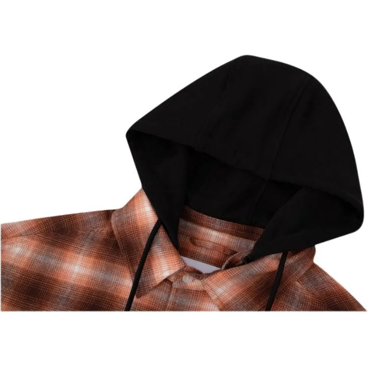 Calvin Klein Рубашка мужская GT8 Bronze Brown в клетку — фото 4