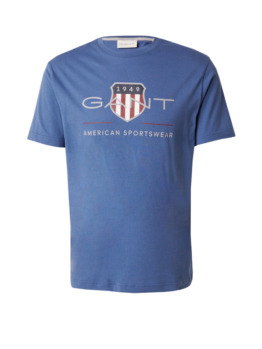 

Классическая футболка GANT Shirt, синий деним