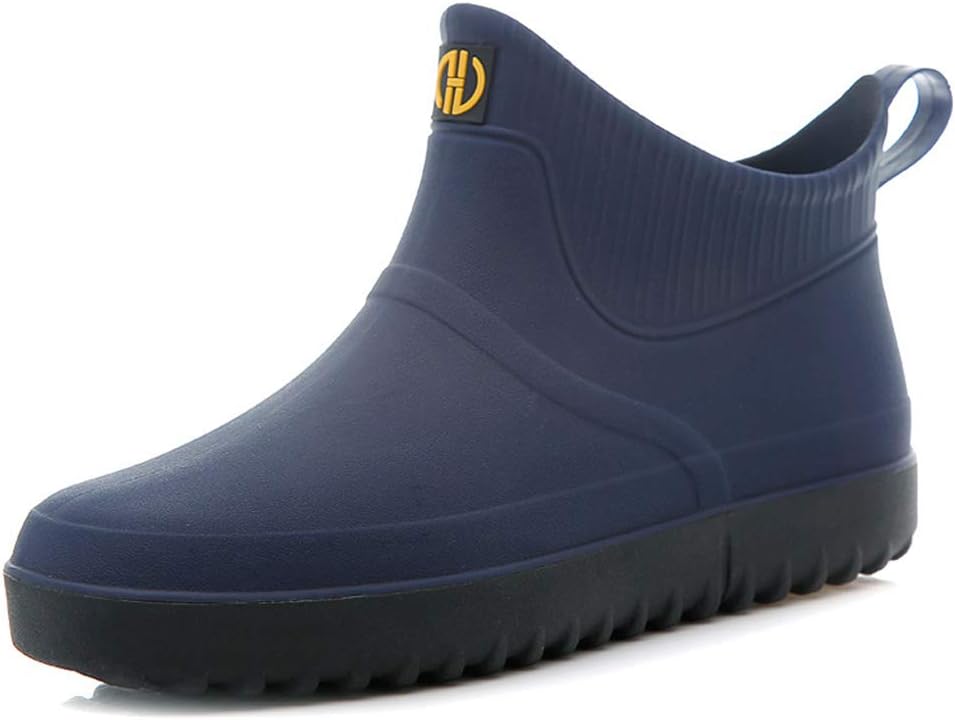 

Мужские водонепроницаемые резиновые сапоги Rojeam, садовая обувь, обувь от дождя, синий