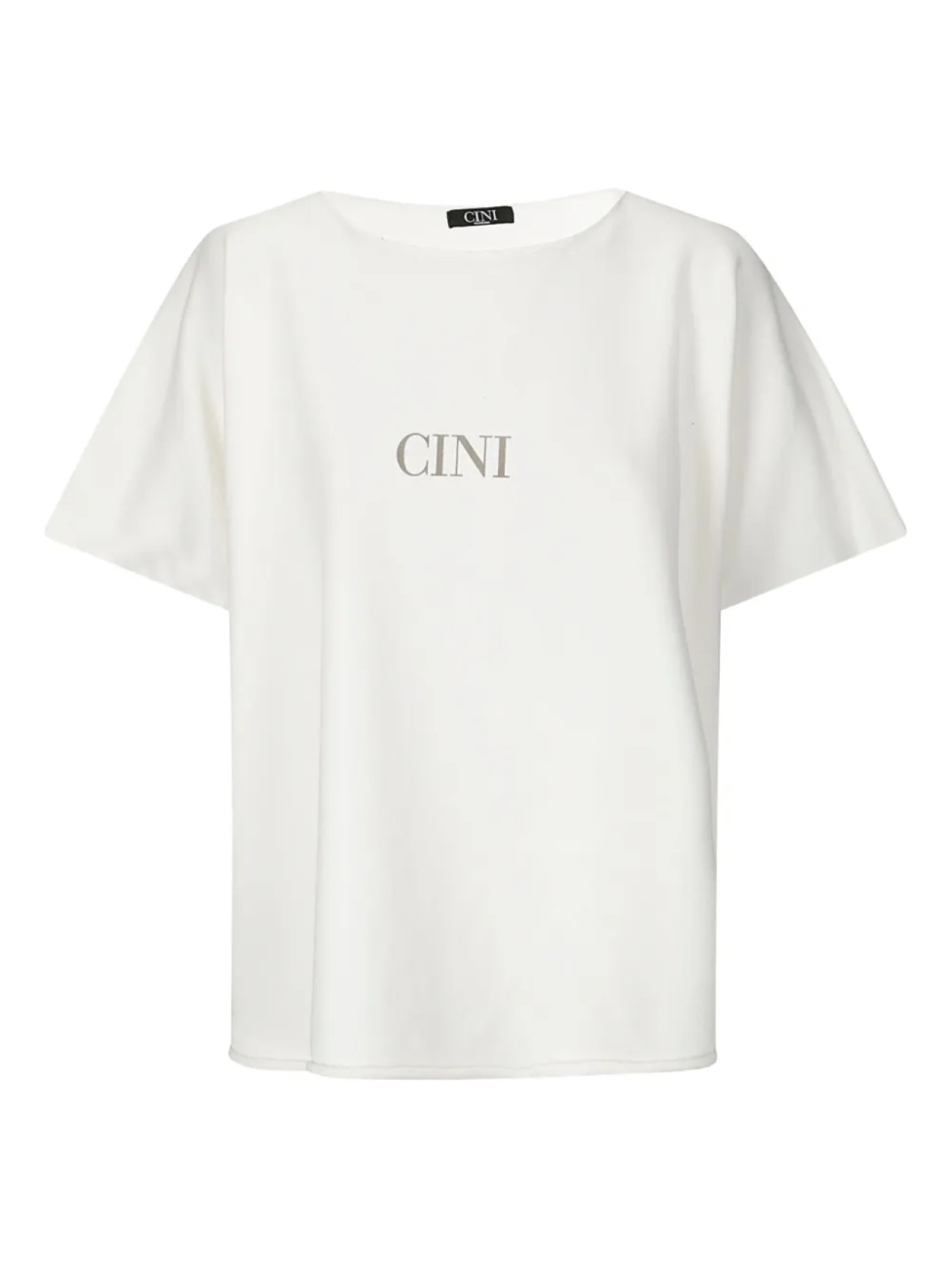 

Футболка с логотипом Cini, белый