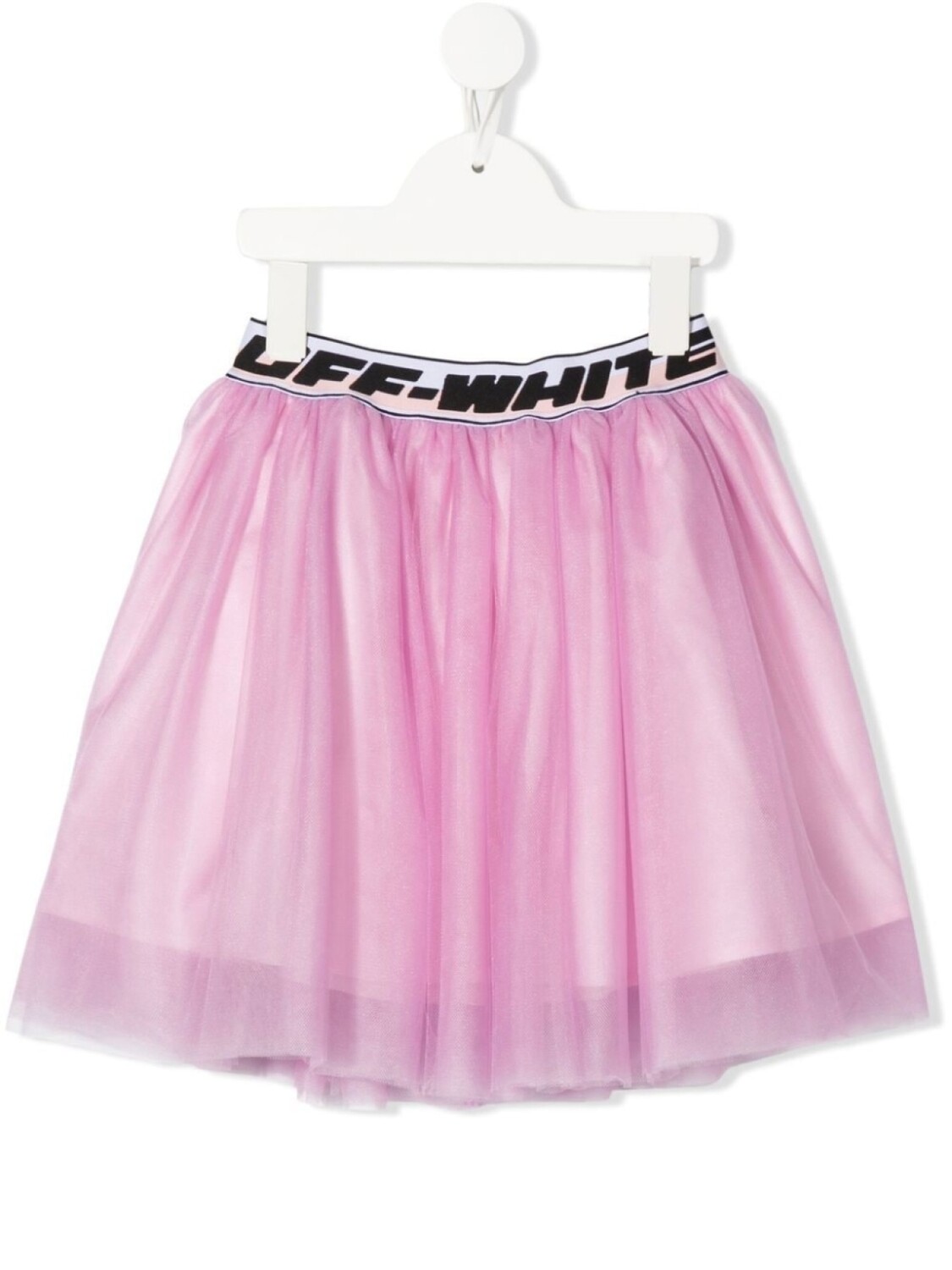 

Off-White Kids юбка с вышитым логотипом, розовый