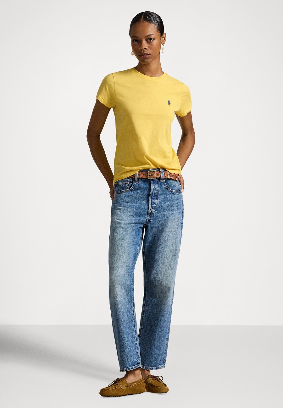 Футболка Polo Ralph Lauren COTTON JERSEY CREWNECK T-SHIRT, Collegiate Yellow/Dark Yellow — фото 2
