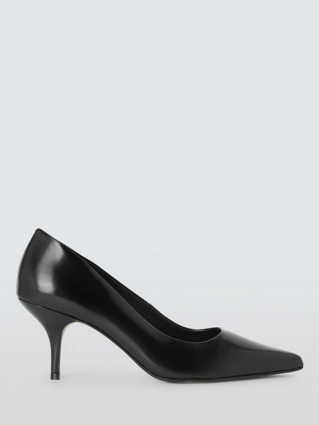 Ascot Leather Essential туфли-лодочки на среднем каблуке John Lewis, Black