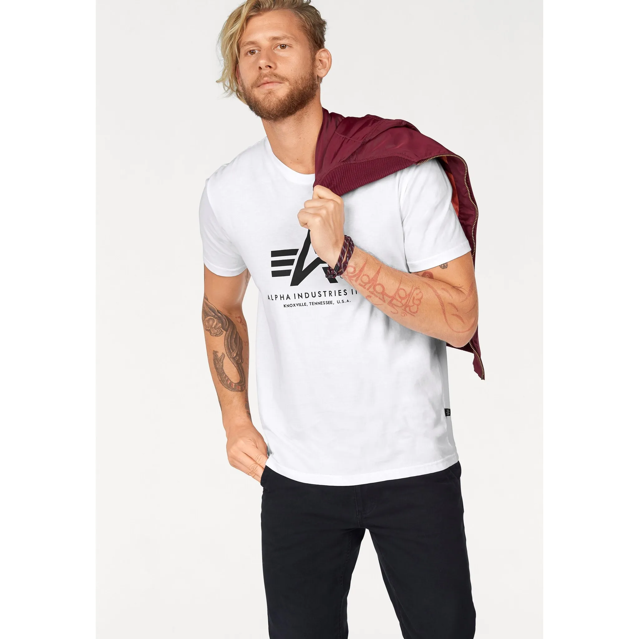 

Футболка Alpha Industries "Базовая футболка", белый