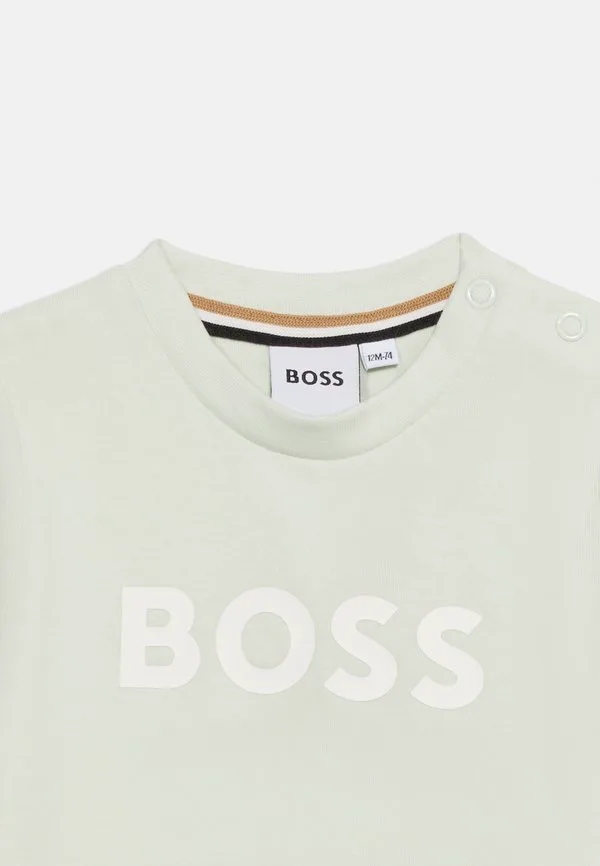 Футболка с короткими рукавами, унисекс, с принтом. Boss Kidswear, Sprout Green — фото 4