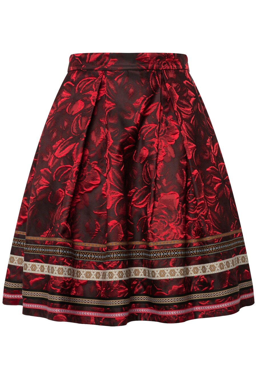 

Юбка Ulla Popken, цвет Red/Fire red