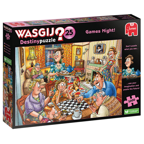 

Пазлы Wasgij – Destiny 25 Games Night! – 1000 Piece Jigsaw Puzzle